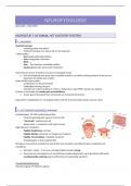 Samenvatting: Neurowetenschappen - fysiologie THEYS