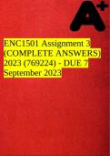 ENC1501 Assignment 3 (COMPLETE ANSWERS) 2023 (769224) - DUE 7 September 2023