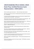 CRCR EXAM MULTIPLE CHOICE, CRCR Exam Prep, Certified Revenue Cycle Representative - CRCR (2021)