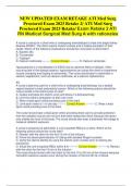  ATI Med Surg Proctored Exam 2023 Retake2  with rationales( GRADED A+)