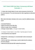 NU371 Week 6 HESI Case Study: Colonoscopy with Bowel Perforation - 28 questions and answers 2023 with complete solution