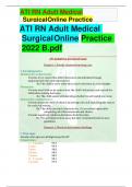  ATI RN Adult Medical  Surgical Online Practice  2022 B.pdf                                                                                                                       ATI pediatrics proctored exam    Chapter 1: Family centered nursing care    1