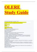 OLERE Study Guide 2023