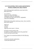 CCT EXAM PRACTICE (EE2) QUESTIONS WITH COMPLETE SOLUTIONS