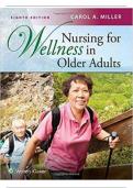 Test Bank For Nursing for Wellness in Older Adults Miller 8th Edition