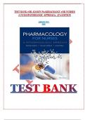 TEST BANK FOR ADAM’S PHARMACOLOGY FOR NURSES A PATHOPHYSIOLOGIC APPROACH, 5TH EDITION