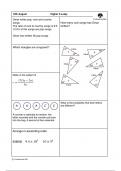 Corbett maths working out and answers sheet 