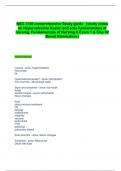 NSG 3100 comprehensive Study guide   (study notes on Hypernatremia Kozier and erbs fundamentals of nursing, Fundamentals of Nursing II Exam 1 & Chp 30 Bowel Elimination )