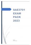 SAE3701 EXAM PACK 2023.