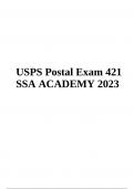USPS Postal Exam Questions With Answers | Latest Update 2023/2024 (GRADED)
