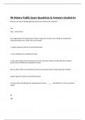 PA Notary Public Exam Questions & Answers Graded A+