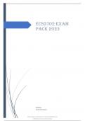 ECS3702 EXAM PACK 2023.