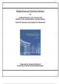 Test Bank For Judicial Process: Law, Courts, and Politics in the United States - 7th - 2017 All Chapters - 9781305506527