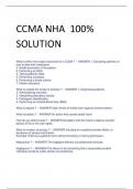 CCMA NHA 100%  SOLUTION
