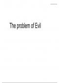 The problem of evil