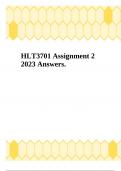 HLT3701 Assignment 2 2023 Answers.