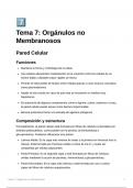 Tema 7 Orgánicos no Membranosos