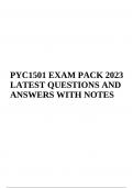 PYC1501 EXAM PACK 2023/2024