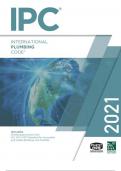 2021 International Plumbing Code: Plumbing Standards and Regulations for Building Safety
