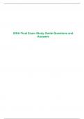 ISSA Final Exam Study Guide Questions and Answers