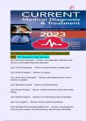   105 Medical Diagnosis & Treatment Fundamentals 2023 /96 Questions And Answers 