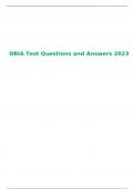 DBIA Test Questions and Answers 2023