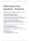 CNA Practice Test  Questions - Prometric