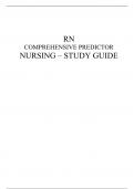 ATI RN COMPREHENSIVE PREDICTOR NURSING – LATEST STUDY GUIDE 2023