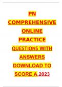 PN comprehensive predictor practice B [2023] 