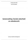 Samenvatting  Sociale zekerheid en arbeidsrecht