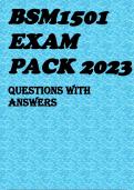 BSM1501 EXAM PACK 2023