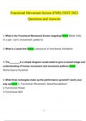 FMS Testing  questions and answers Latest 2023 - 2024 100% correct answers