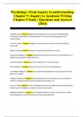 Psychology: From inquiry to understanding. Chapter 9 | Inquiry to Academic Writing Chapter 9 Study | Questions and Answers (2024)