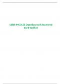 136th MCOLES Question well Answered 2023 Verified