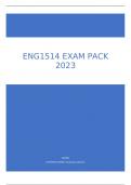 ENG1514 EXAM PACK 2023