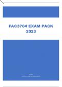 FAC3704 EXAM PACK 2023.