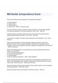  MN Dental Jurisprudence Exam Questions & Answers 2023 ( A+ GRADED 100% VERIFIED)