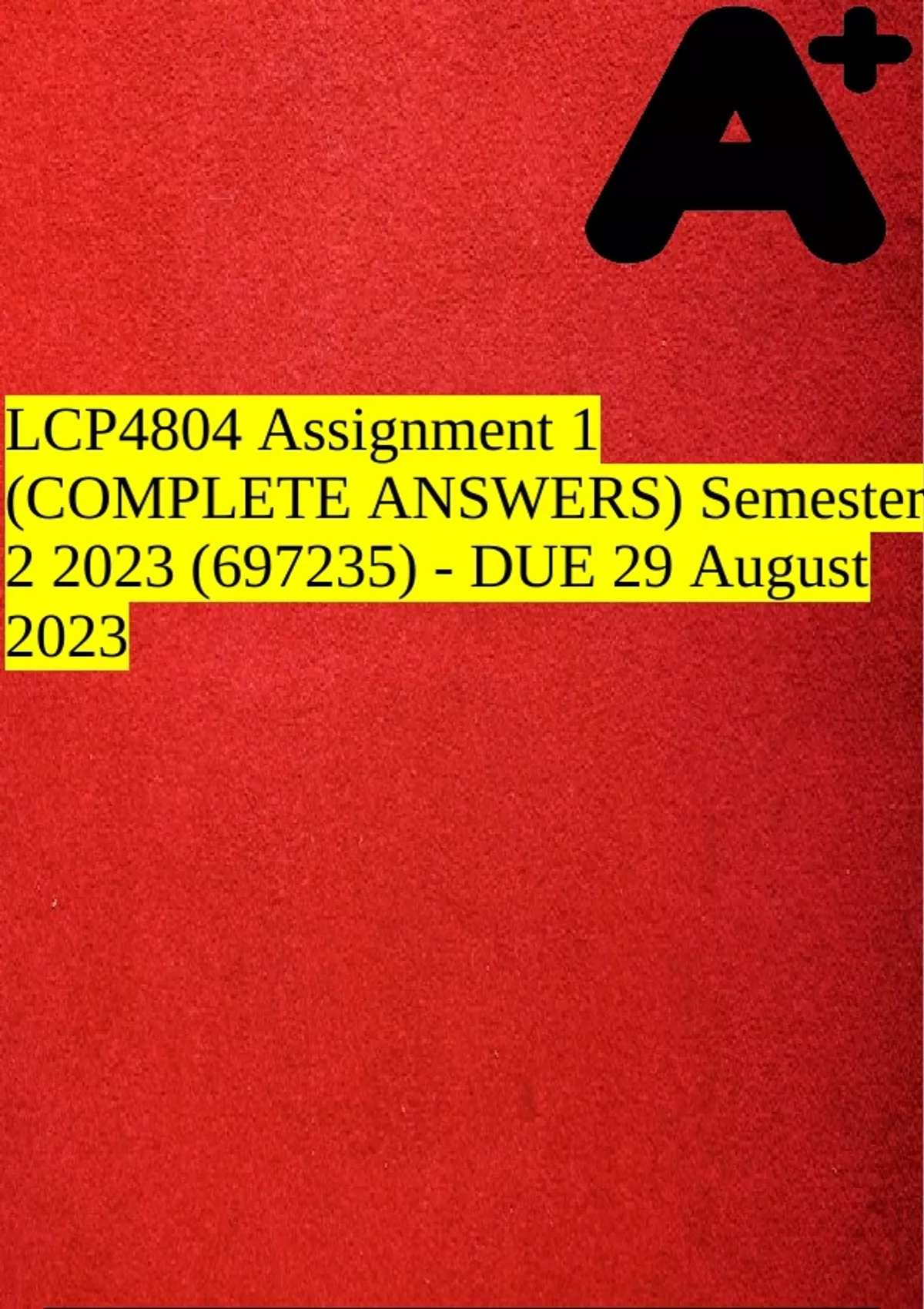 COM3702 Assignment 1 (COMPLETE ANSWERS) Semester 2 2023 (269431) - DUE ...