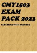 CMY1503 EXAM PACK 2023