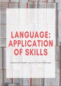 Class notes English Home Language: application of skills