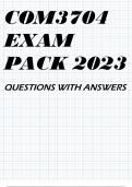 COM3704 EXAM PACK 2023