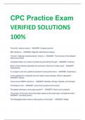 CPC Practice Exam VERIFIED SOLUTIONS  100%