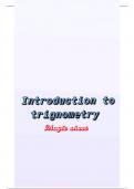 Introduction to trignometry 