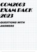 COM2603 EXAM PACK 2023