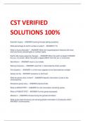 CST VERIFIED /CST VERIFIED  SOLUTIONS 100CST VERIFIED  SOLUTIONS 100