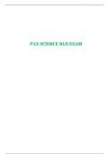 PAX SCIENCE NLN EXAM