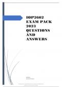 IOP2602 EXAM PACK 2023.