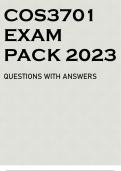 COS3701 EXAM PACK 2023