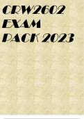 CRW2602 EXAM PACK 2023