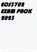 ECS3702 EXAM PACK 2023